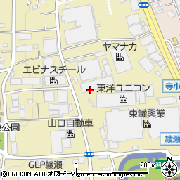 大昭倉庫株式会社　神奈川営業所周辺の地図