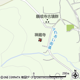 禅蔵寺周辺の地図
