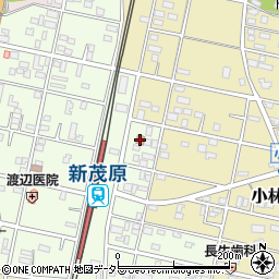 新茂原駅前郵便局周辺の地図