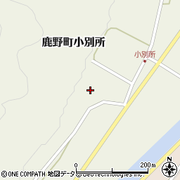 鳥取県鳥取市鹿野町小別所271周辺の地図