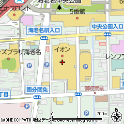 ロッテリア海老名イオン店周辺の地図