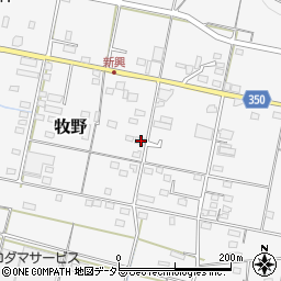 岐阜県美濃加茂市牧野2263-5周辺の地図