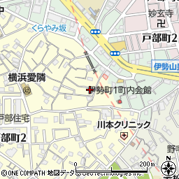 神奈川県横浜市西区西戸部町2丁目135周辺の地図