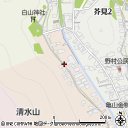 岐阜県岐阜市芥見清水周辺の地図