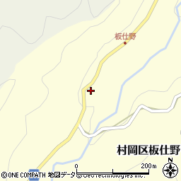 兵庫県美方郡香美町村岡区板仕野195周辺の地図