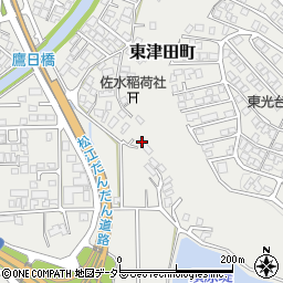 島根県松江市東津田町1944周辺の地図