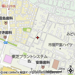 神奈川県厚木市戸室5丁目19周辺の地図