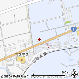 鳥取県米子市淀江町西原1076-1周辺の地図