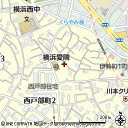 神奈川県横浜市西区西戸部町2丁目147-1周辺の地図