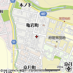 京都府舞鶴市亀岩町108周辺の地図