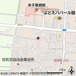 鳥取県米子市淀江町佐陀2134-2周辺の地図