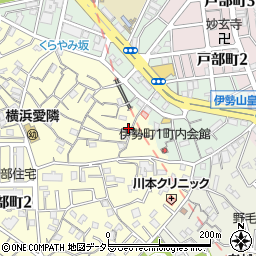 神奈川県横浜市西区西戸部町2丁目122周辺の地図