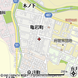 京都府舞鶴市亀岩町89周辺の地図