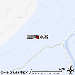 鳥取県鳥取市鹿野町水谷周辺の地図