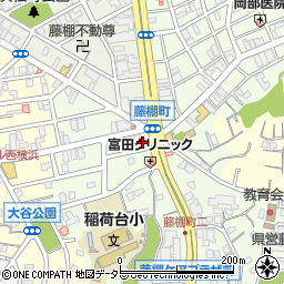 横浜銀行藤棚支店周辺の地図
