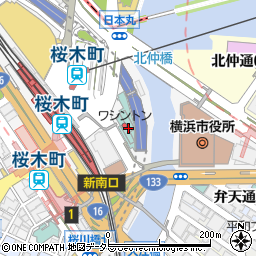 横浜・みなとみらい 屋形船 はまかぜ周辺の地図