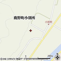 鳥取県鳥取市鹿野町小別所265周辺の地図