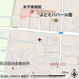 鳥取県米子市淀江町佐陀2136-2周辺の地図