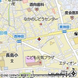 岐阜県恵那市長島町中野478-8周辺の地図