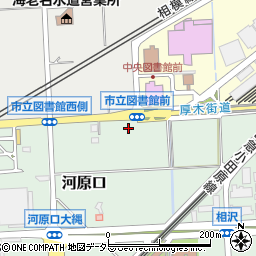 横浜厚木線周辺の地図