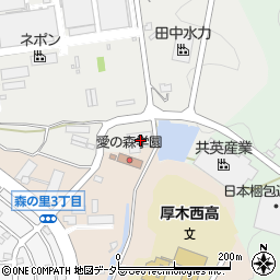 神奈川県厚木市上古沢420周辺の地図