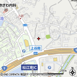 島根県松江市東津田町1647周辺の地図