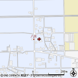 八木公民館周辺の地図