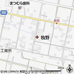 岐阜県美濃加茂市牧野2283周辺の地図