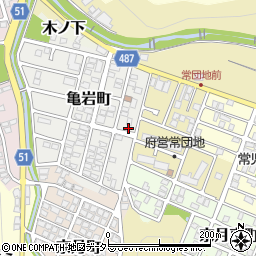 京都府舞鶴市亀岩町141周辺の地図