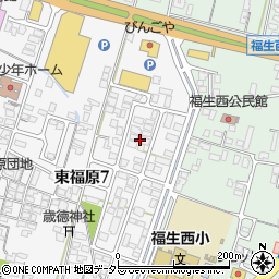 鳥取県米子市東福原7丁目18周辺の地図