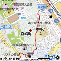 神奈川県横浜市西区宮崎町59周辺の地図