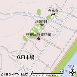 身延町歴史民俗資料館周辺の地図