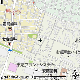 神奈川県厚木市戸室5丁目28周辺の地図