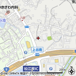 島根県松江市東津田町1649周辺の地図