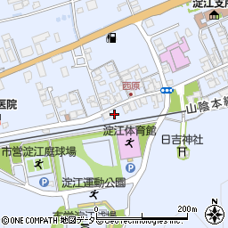 鳥取県米子市淀江町西原779-1周辺の地図