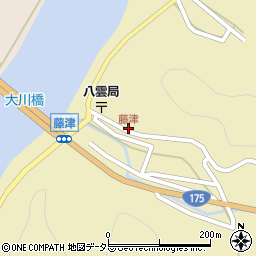 藤津周辺の地図