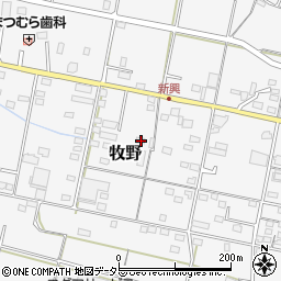 岐阜県美濃加茂市牧野2492周辺の地図