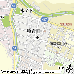 京都府舞鶴市亀岩町90周辺の地図