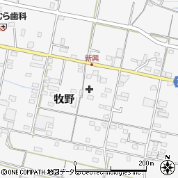 岐阜県美濃加茂市牧野2496周辺の地図