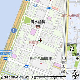 島根銀行上乃木出張所周辺の地図