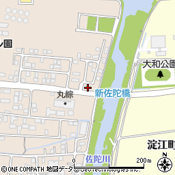 鳥取県米子市淀江町佐陀1301-6周辺の地図