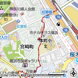 神奈川県横浜市西区宮崎町3周辺の地図