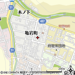 京都府舞鶴市亀岩町105周辺の地図