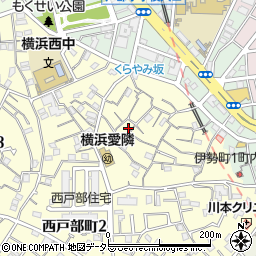神奈川県横浜市西区西戸部町2丁目130周辺の地図