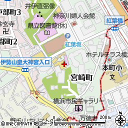 神奈川県横浜市西区宮崎町58周辺の地図