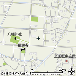 岐阜県池田町（揖斐郡）上田周辺の地図