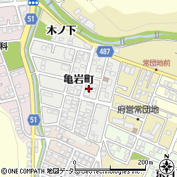 京都府舞鶴市亀岩町91周辺の地図