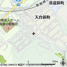 京都府舞鶴市天台40-8周辺の地図