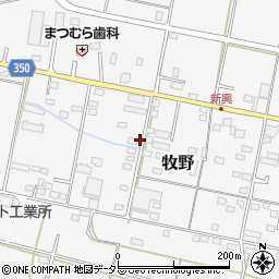 岐阜県美濃加茂市牧野2482周辺の地図