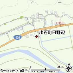 兵庫県豊岡市出石町日野辺602周辺の地図